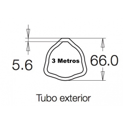 Tubo 3 metros 110