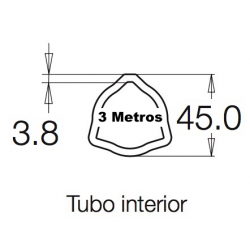 Tubo 3 metros 105 G5