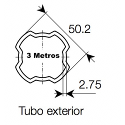 Tubo 3 metros S4