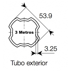 Tubo 3 metros S7