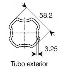 Tubo 1 metro S8