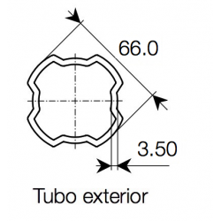 Tubo 1 metro H8